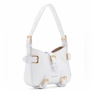 💎Altuzarra💎 NWT Mini Play Leather Baguette Bag, Optic White